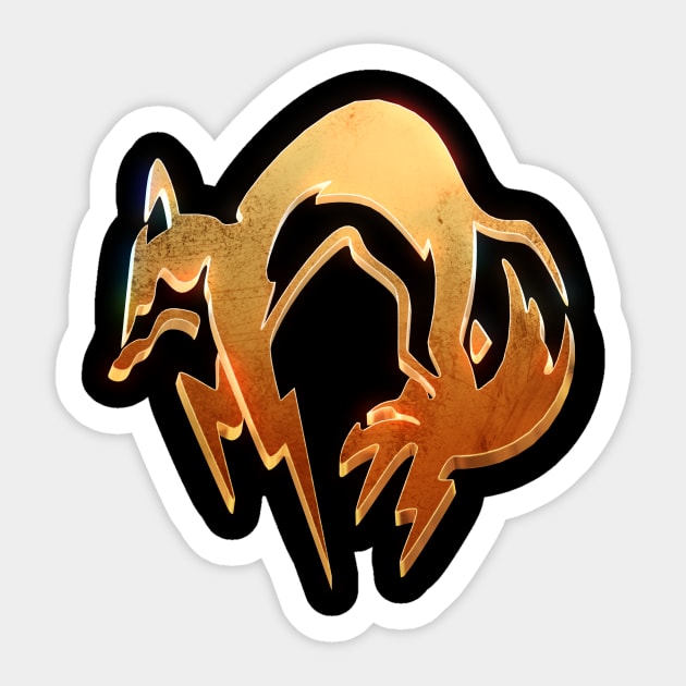 Foxhound Sticker by ChrisHarrys